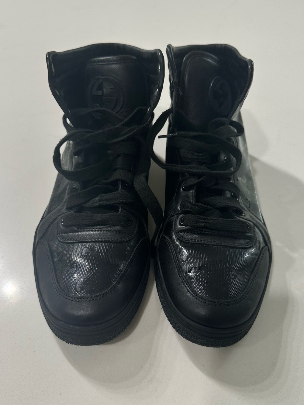 Gucci Black High-Top Men's Sneakers